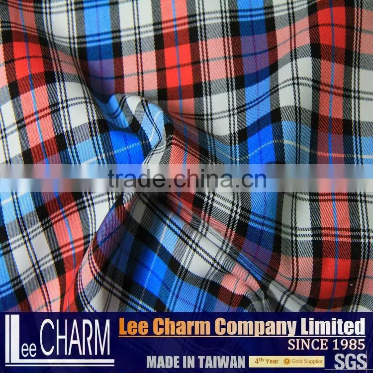 Woman Plaid Blouses Pleated Plaid Skirt