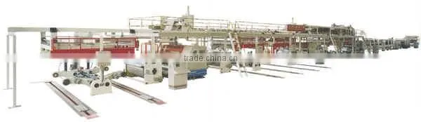 automatic 3 layer corrugated paperboard production line