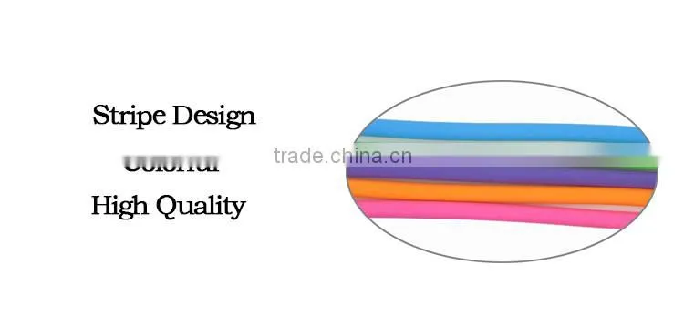 SLT Stripe design cell phone charging cable for iphone 5 5s 6 6s