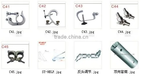 Aluminum truss accessories 4 holes base