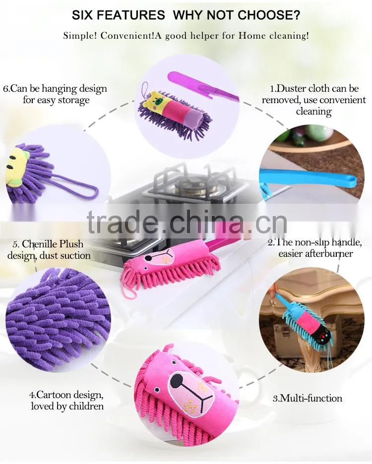 Anti-static Duster Antibacterial Deodorant Fluffy Car Cleaning Duster