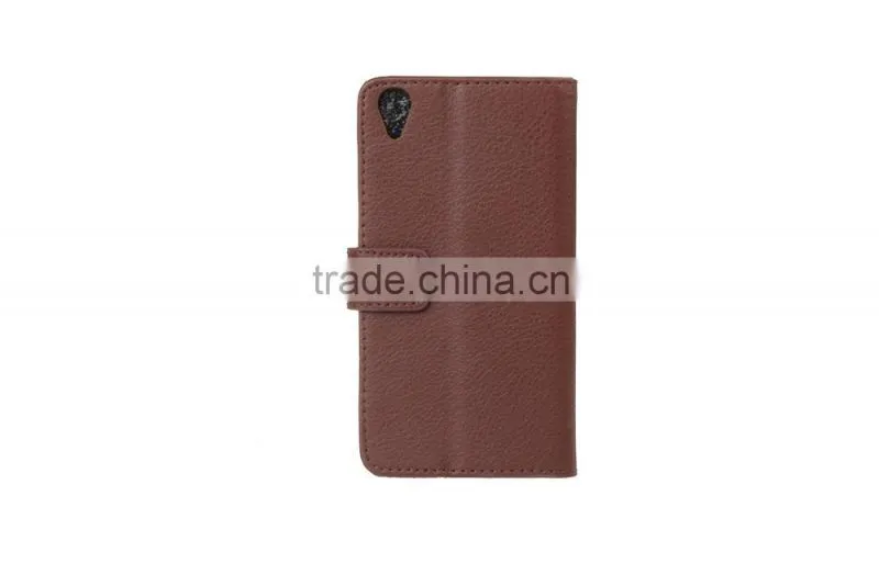 MMT Luxury litchi grain photo frame pu leather case for SONY X with card slot wallet holder leather protective case for SONY X