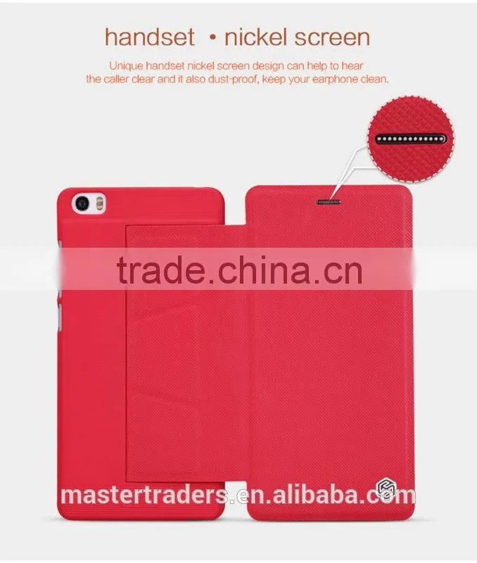 Original NILLKIN Ming Series Stand Holder Flip Wallet PU Leather Case With Card Slot For Xiaomi Note MT-3362