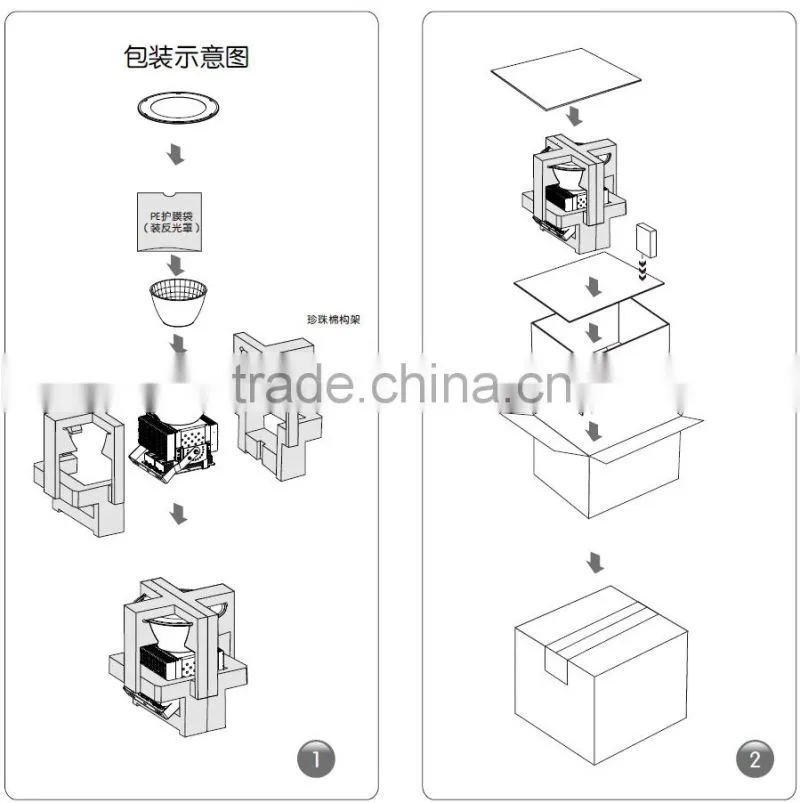 400w industrial high bay led light with 60 degree reflection cup