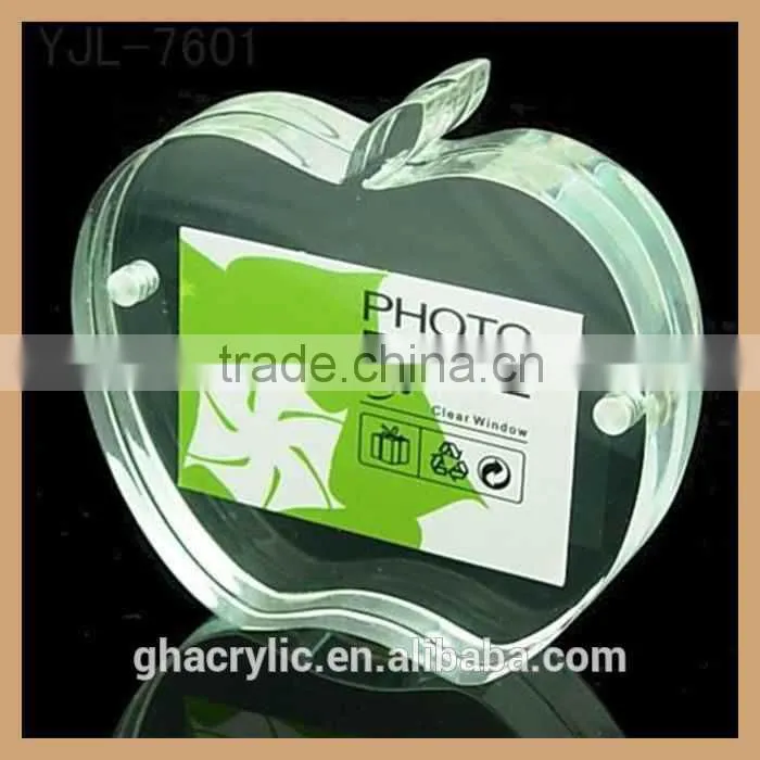 GH-P0013 arcylic apple shaped picture frame