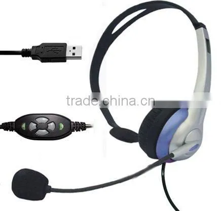 Digital Sound USB Headset for Computer USB-269C