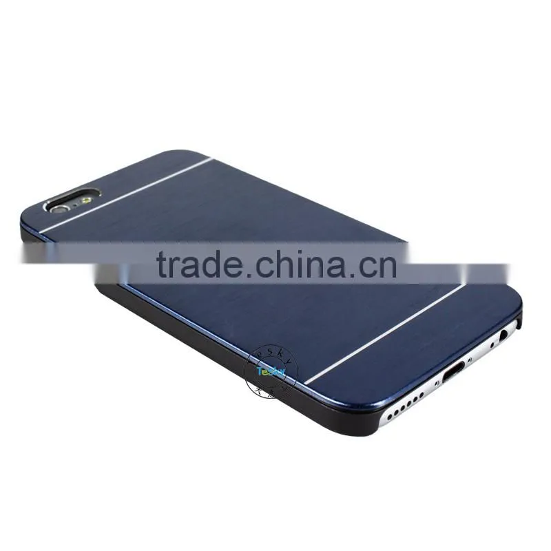 hybrid pc+metal cover case for iphone6, cover case for iphone6