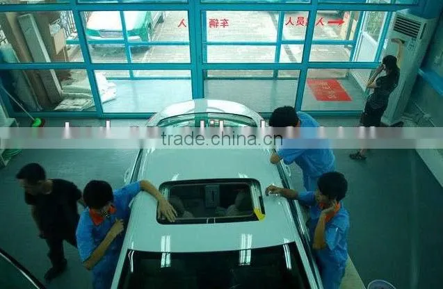 High glossy black car sunroof film , car wrapping film