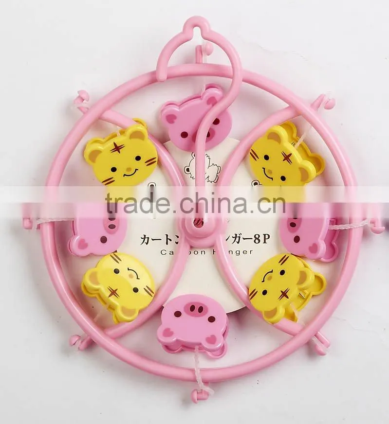 Plastic cartoon /animal mini frog hanger