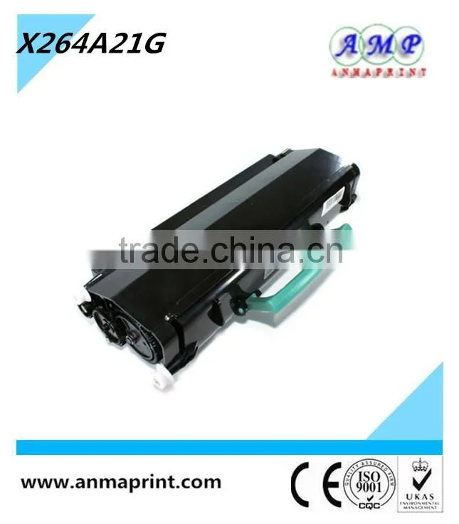 New toner cartridge product X264A21G compatible for L exmark toner