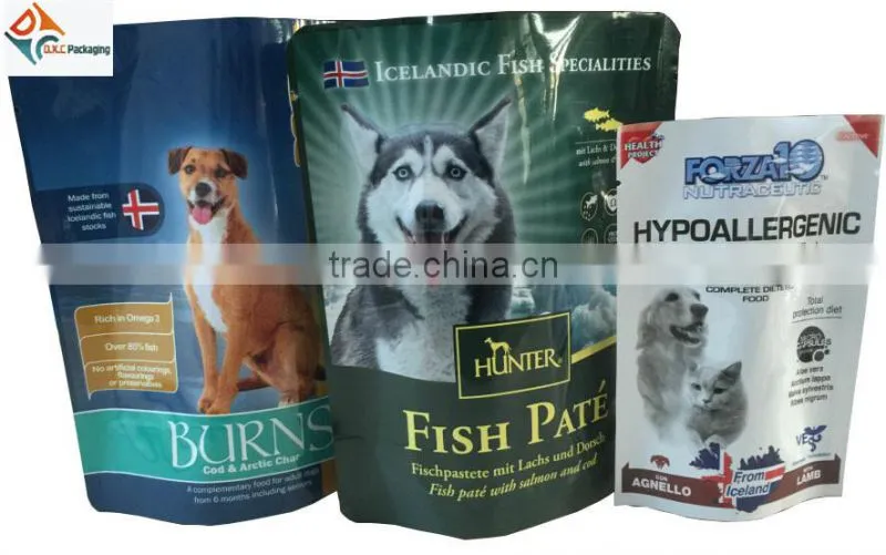 Standing Up Pouches Retort Wet Pet Food Bags