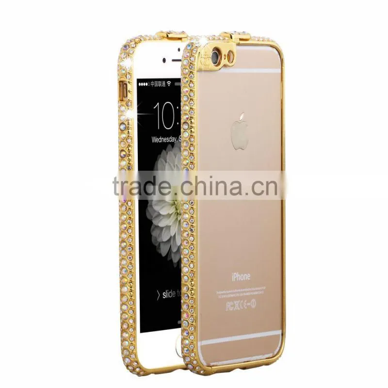 New Design Metal Diamond Bumper Phone Case/Good Price Phone Case