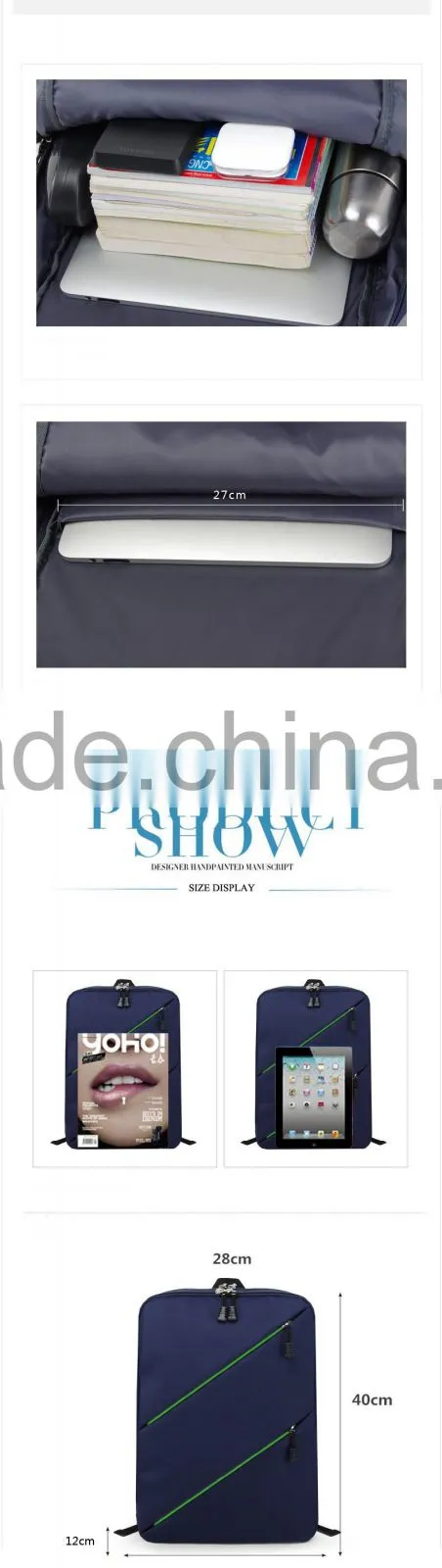 china 2016 new products business cheap laptop backpack