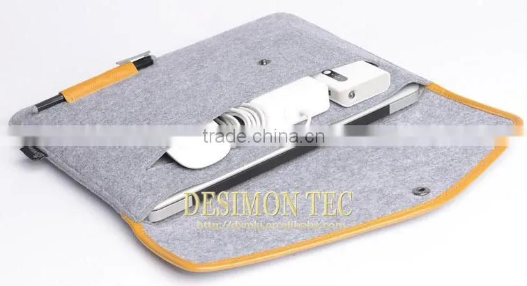 2015 hot new product china supplier felt tablet case for lenovo a5000 fashion case for women multifunction
