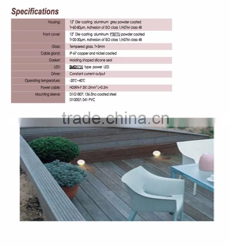 High quality outdoor light interior led stair wall light