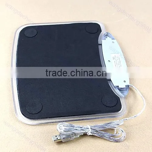 Blue LED USB multifunctional mouse pad with usb HUB