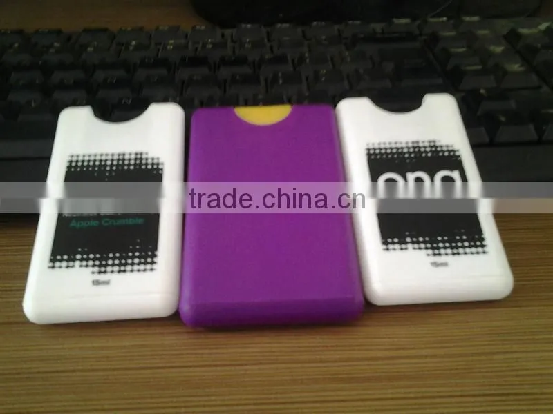 20ML card shape pump spray perfume bottle