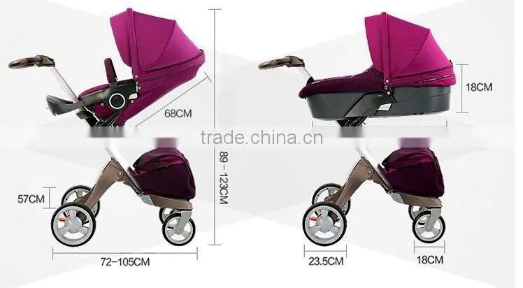 2016 Most Popular Multi-function 2 in 1 baby strollers,top selling baby stroller
