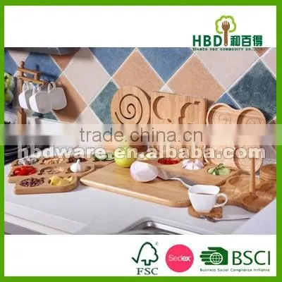 Bamboo mug tree wholesales wood mug tree