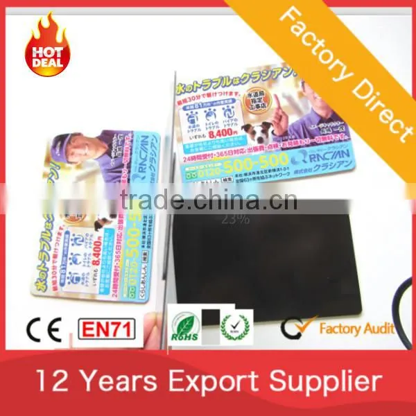 Promotion flat paper fridge magnet sticker