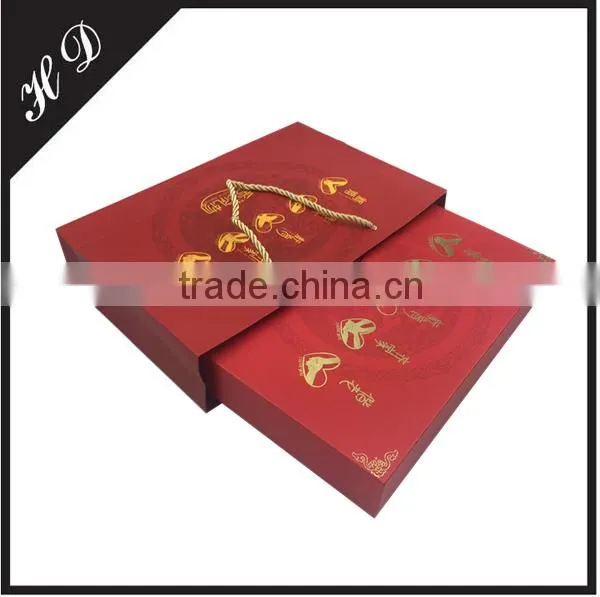 Custom Red Gift Box Packing
