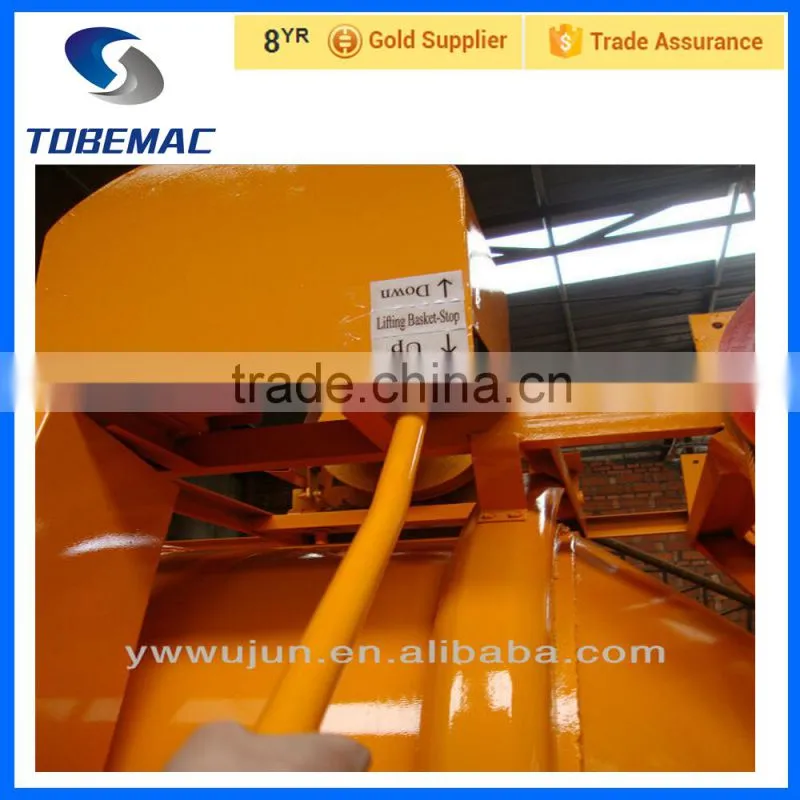 2015 TOBEMAC self loading concrete mixer truck JZG-350