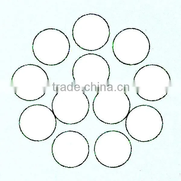 Manufacture for 7X7 PVC Covered Steel Wire Rope/ Steel Cable