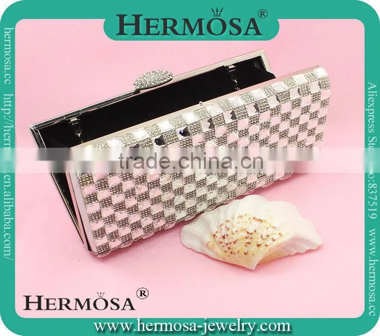 Hermosa Newly Women Elegant Clutch Purse Treny Lady Evening Party Prom Purse Fashion Jewelry Purse