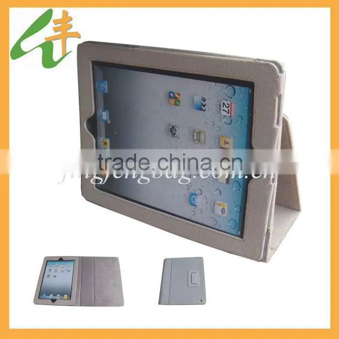 2012 fashion elegant purple flocking 10.1 tablet case