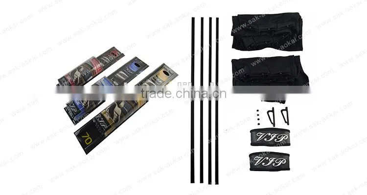 colored stitching thick cloth auto curtain car sunshade