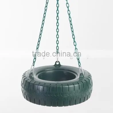 New Plastic Outdoor Tire Swing with Chains