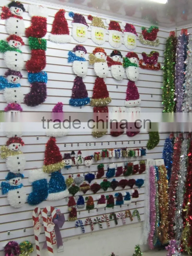 2015 Cheap Decorative Christmas PET Wreath