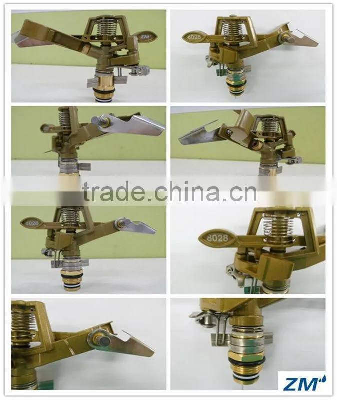 1/2"Part or Full Circle Agriculture Irrigation Metal Impact Sprinkler