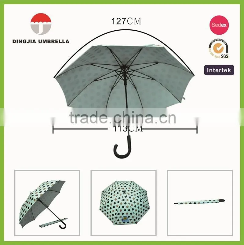 Lady sun protection umbrella uv auto open and close straight umbrella