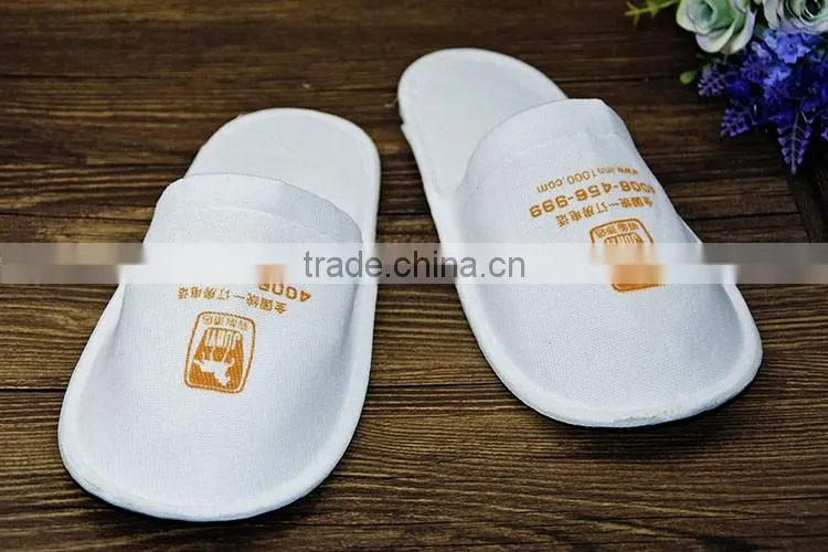 Cheap new pattern disposable hotel slippers wholesale for travel