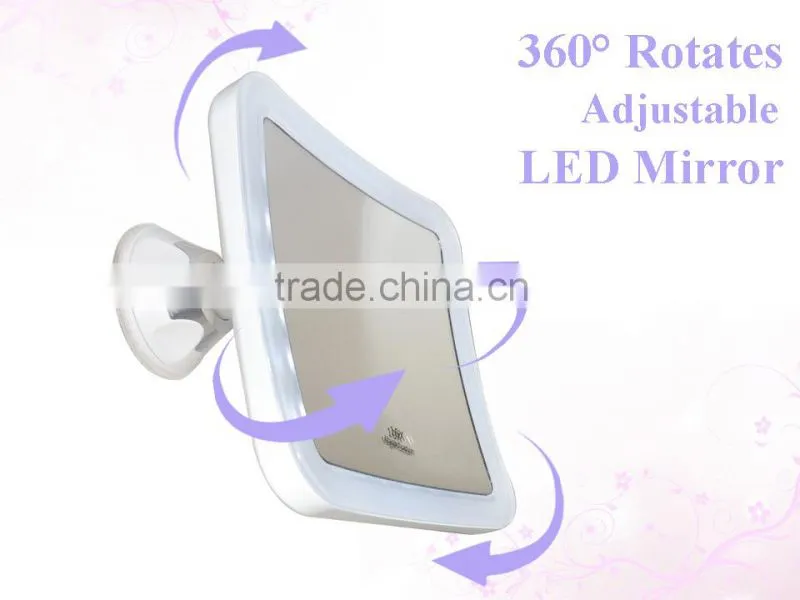 make up mirror LED wall mounted swivel mirror Lighted bathroom mirror