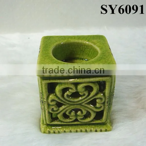 Small cheap ceramic candle holder wholesale