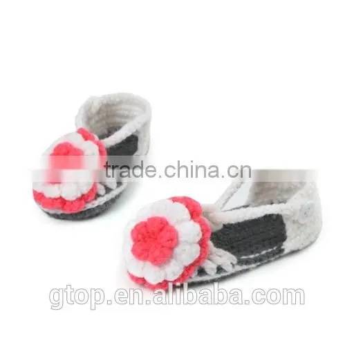 Wholesale Baby Handmade Crochet Shoes Supplier for 1-10 months old S-0027