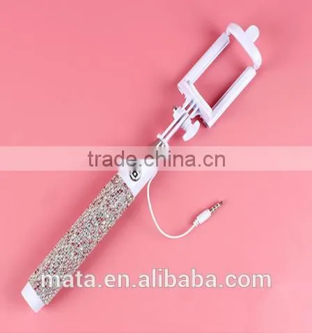 Wholesale Factory Price Wired Selfie Stick With Monopod