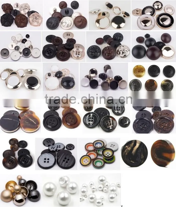 Round metal button, High-end Metal Buttons, men's Big Coats button