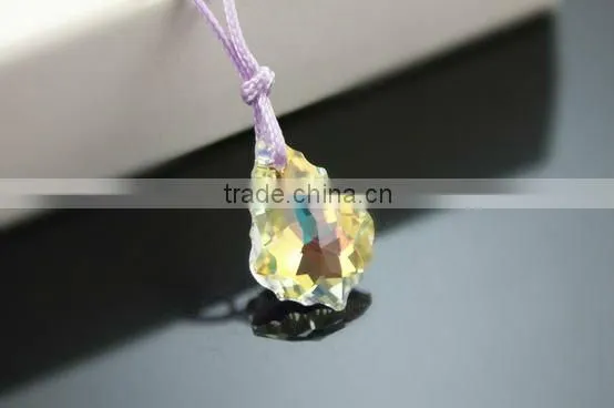 crystal maple leaf pendant for chandelier