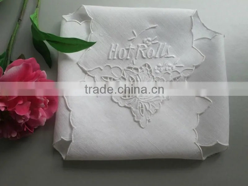embroidery bread cover