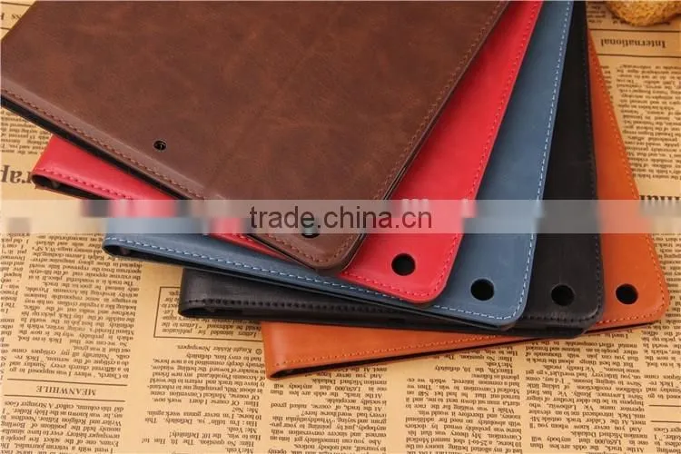 flip case for apple ipad air, flip leather case for ipad air 5