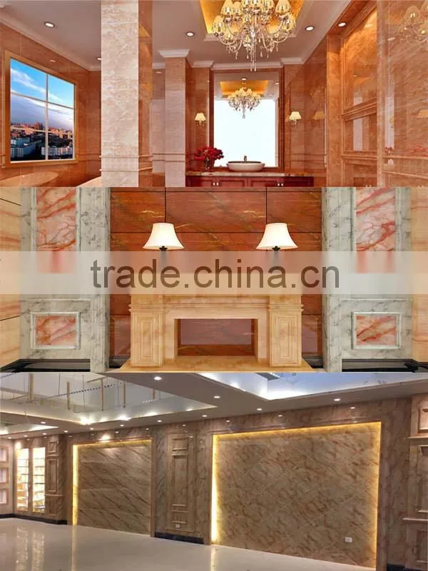 pvc wall palne with marble design