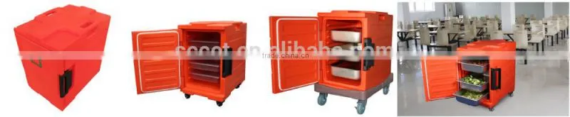 86L pan carrier food box, plastic food container, food container with GN pans