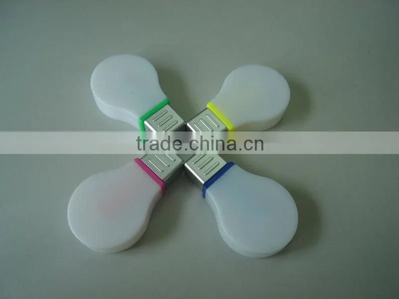 Figurine highlighter with clip and memo