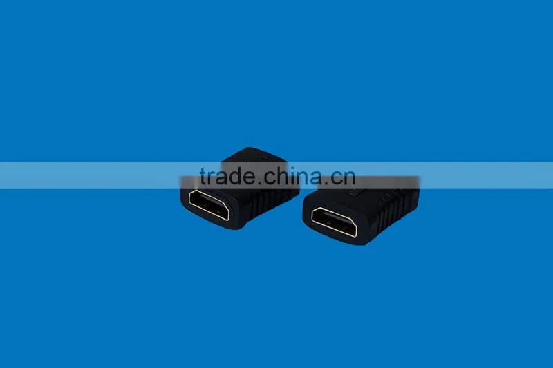 Professional Manufacturer of HDMI A type Female to Female Black Converter