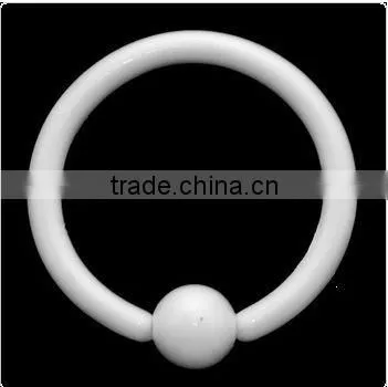 14 Gauge 1/2" - White Matte Finish Steel BCR