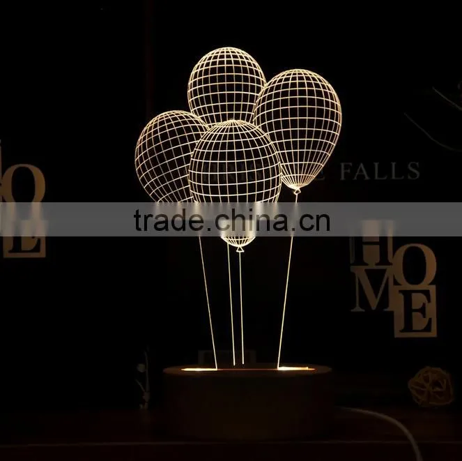 New Product Led Small Night Light, 3D Lamp Light