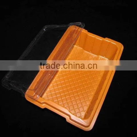 PVC, PET, PS Plastic box with lid in different types